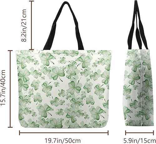 Miniatura 4 de Dacawin Bolsas de lona para mujer, reutilizables, para compras, viajes, comestibles, bolsa de hombro grande