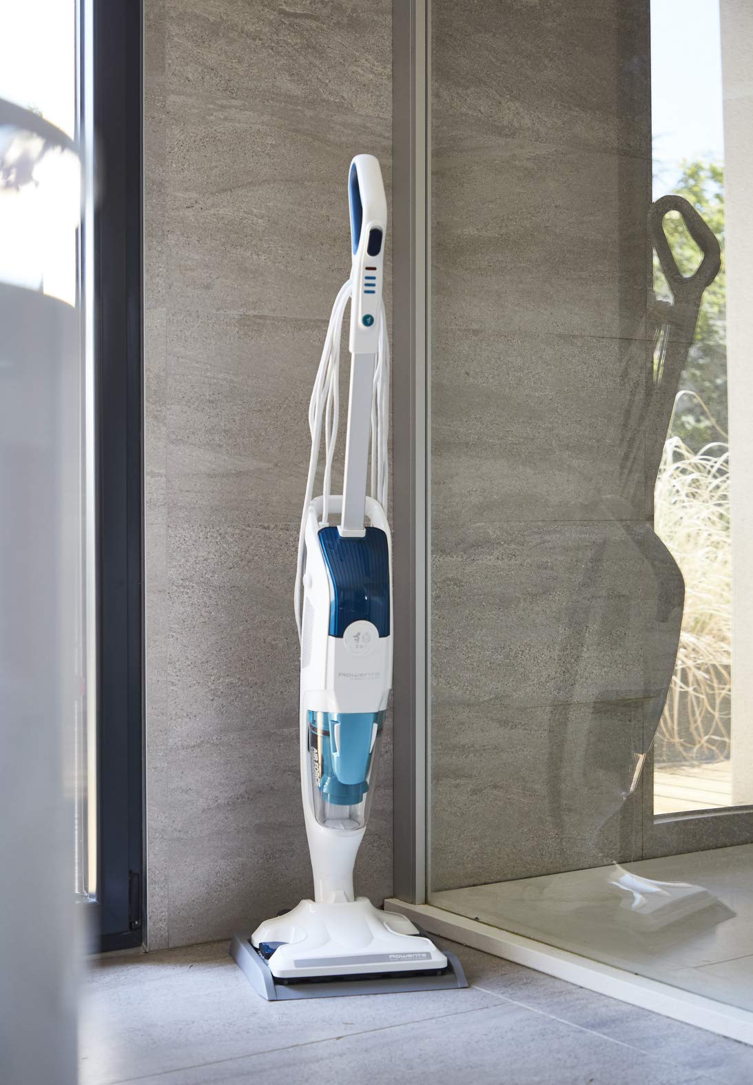 Rowenta RY7757 Clean & Steam Revolution Aspirapolvere a Vapore, Lavapavimenti Multisuperficie, Aspira, Lava e Igienizza Insieme, Elimina Germi e Batteri, Serbatoio Amovibile, Senza Sacco