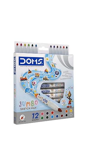 Doms JUMBO SKETCH MAX 12 SHADES |0.5 mm TIP |