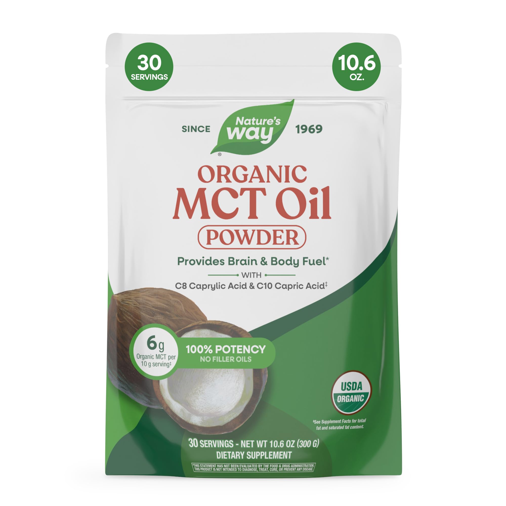 Nature's Way Organic MCT Oil, Brain & Body Fuel*, Keto & Paleo, 16 Fl Oz x3 — Amazon image 11