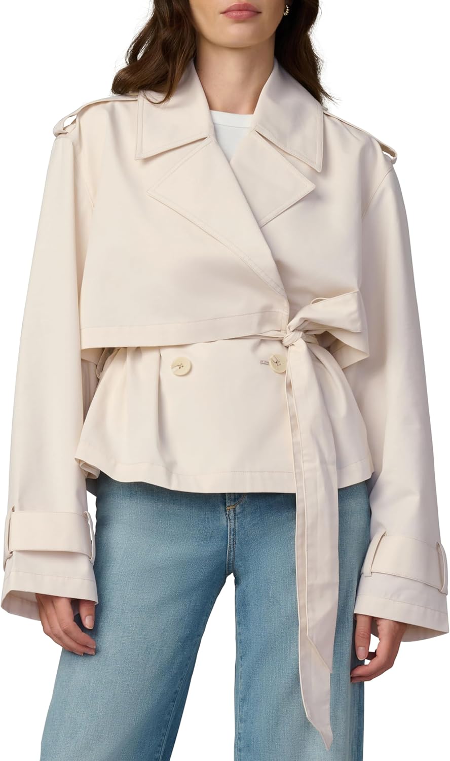 Joe's Jeans Women's The Liz Cropped Trench Coat