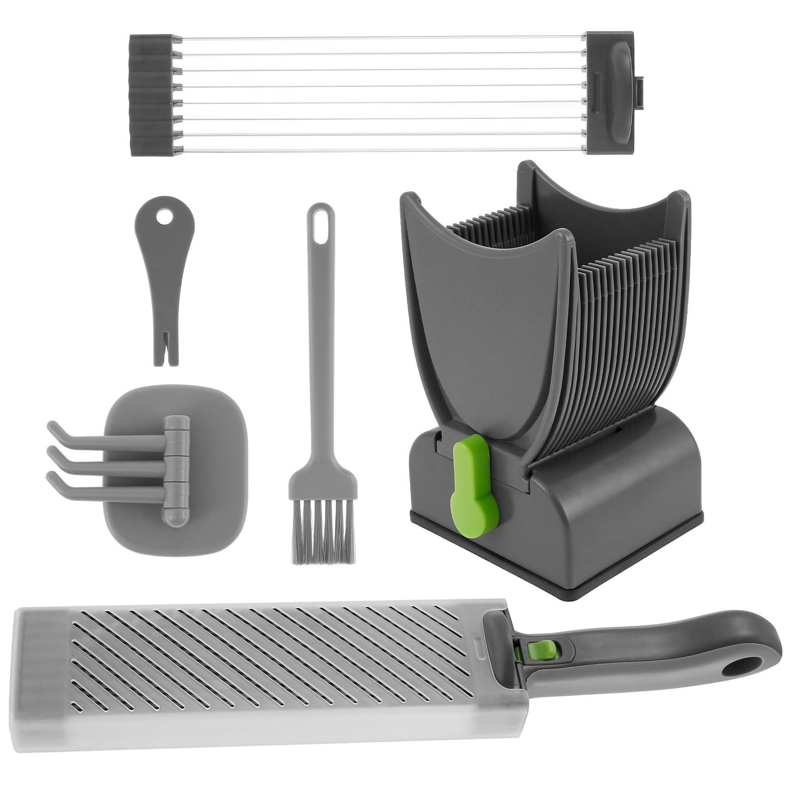 Trancheuse à Viande Acier Inoxydable 2-4 mm Réglable Coupe-Viande Manuel