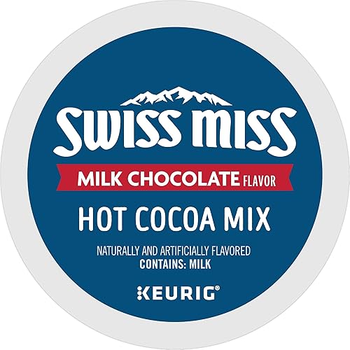Swiss Miss - Chocolate caliente de leche cápsulas Keurig para chocolate caliente de una sola porción 72 unidades