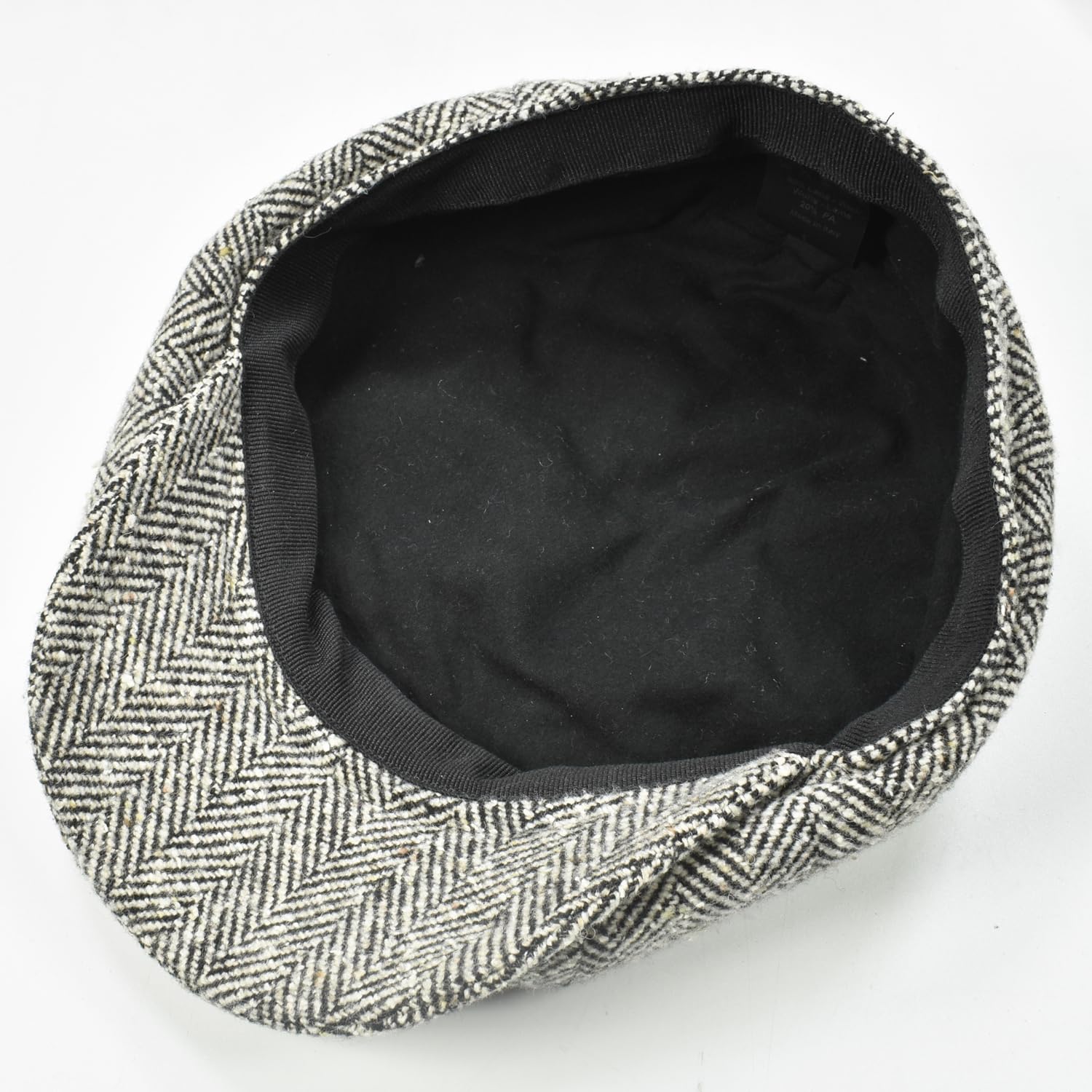Melegari Berretto Gloucester | Berretto Newsboy Donegal Tweed | Made in Italy | Uomo/Donna | Autunno Inverno