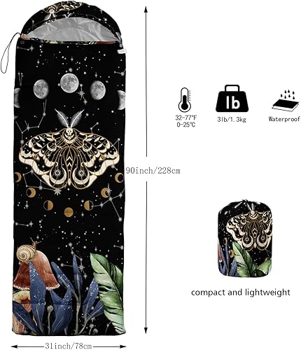 Miniatura 165 de CVHOUSE Camping Sleeping Bags,3 Season Warm & Cool Weather,Lightweight,Waterproof Sleeping Bags for Adults & Kids,Traveling,and Outdoors,Camping