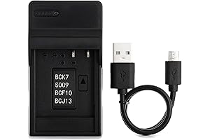 DMW-BCJ13 USB Charger for Panasonic Lumix LX7 Camera and More