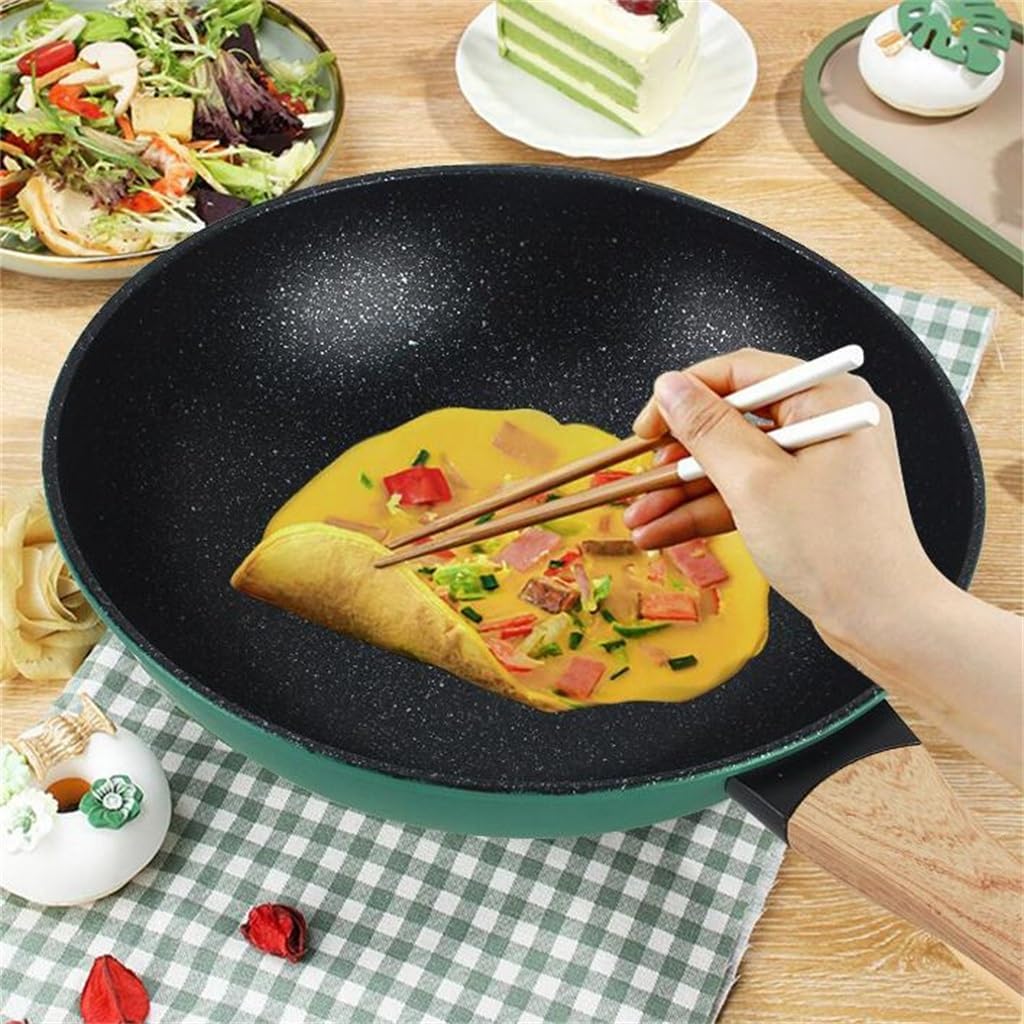 Non Stick Pot With Steamer, Flat Bottom Fryer, Stove, Induction Cooker, Universal