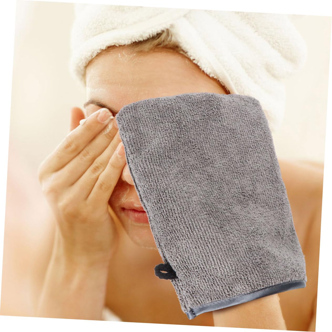 BESTYASH 3 Set Per Microfibra Muffole Comfortevoli Per Struccare Makeup E Rimuovere Accessorio Per La Della E 4 Pezzi * 3