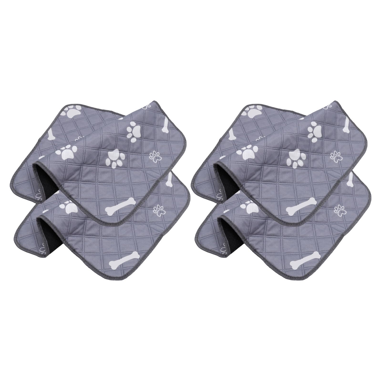 Tapis pour enclos à chiens absorbants alèses réutilisables antidérapantes x4