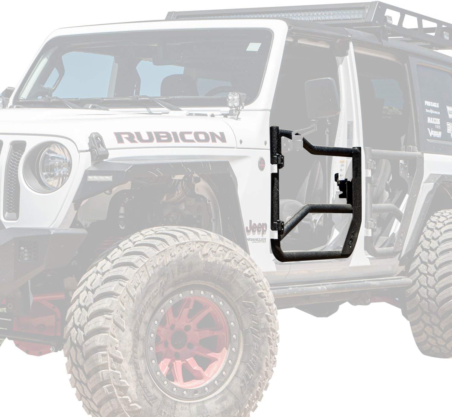 Body Armor JL-6154 2018-2021 Wrangler Jl Tube Doors Front, Pair , Black