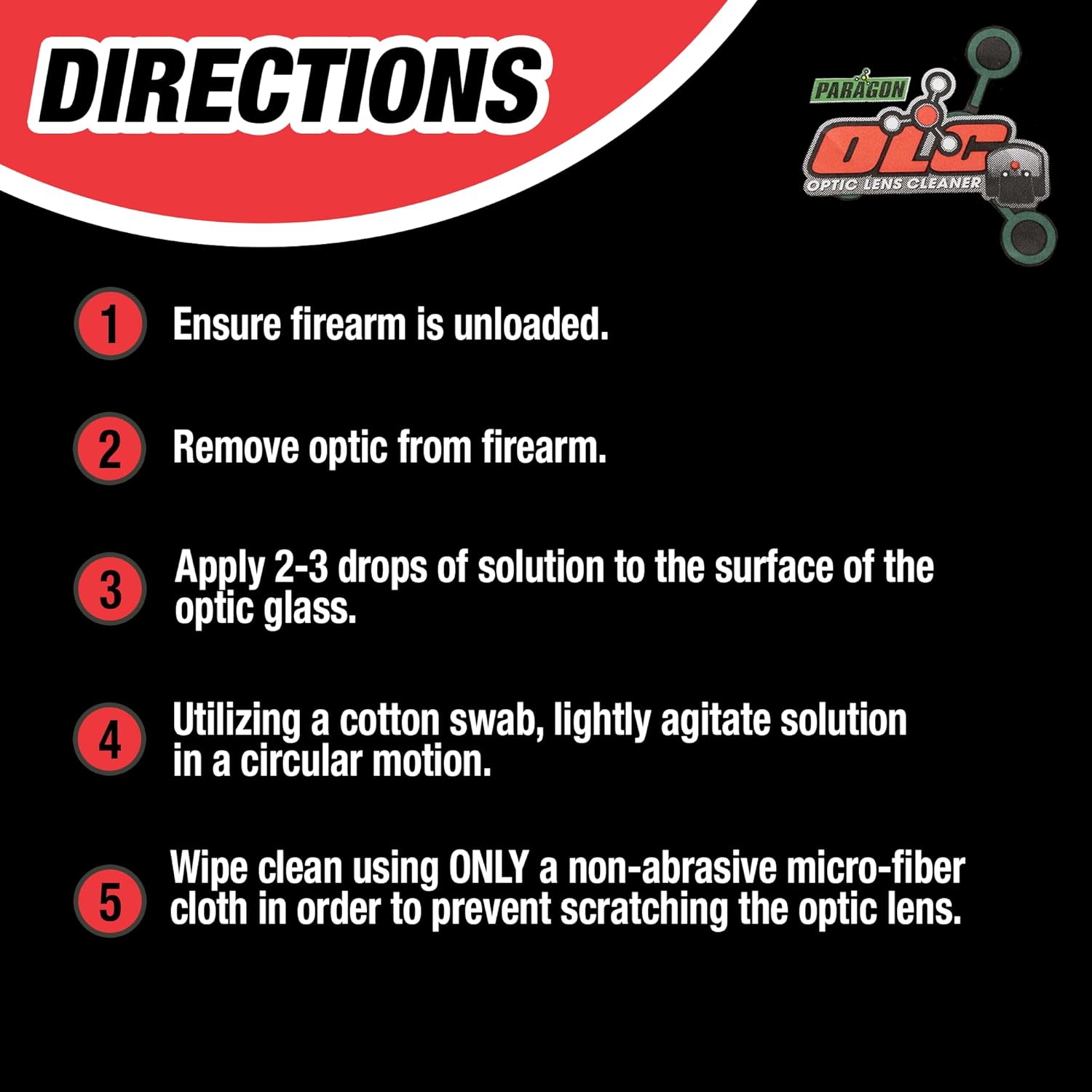 C+H Paragon OLC Optic Lens Cleaner – for Gun Sights, Optic Lens, Night Vision, and Scopes