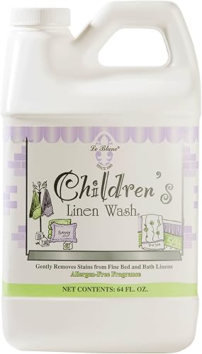 Le Blanc® Children's Linen Wash® - Limpiador de ropa de lujo para ropa de cama y mesa, 64 onzas (paquete de 1)