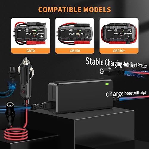 Miniatura 4 de Kit de cargador de repuesto de adaptador de corriente de 56 W y 14 V para cargador de batería NOCO GB70 GB150 GB250+ GB251+ GB500 GB500+ Genius