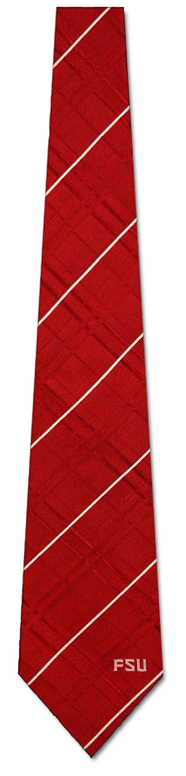 Eagles Wings Florida State Oxford Stripe Woven Silk Necktie