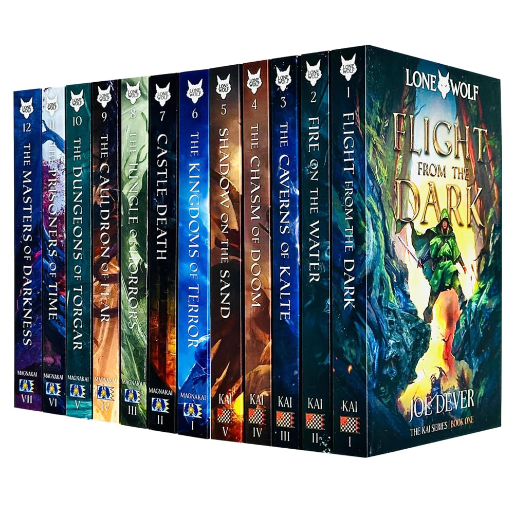 Lone Wolf: Dawn Of Destruction ペーパーバックj1 Lone Wolf Series Books 1-12 Collection Set By Joe Dever (Flight