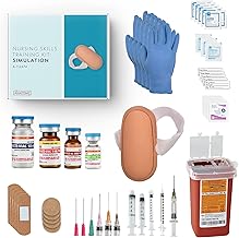 Anatomy Lab Clinical Nursing Skills Training Kit with Wearable Injection...
