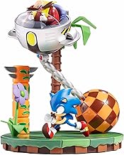 Numskull Official SEGA Sonic & Dr Eggman 30th Anniversary 23cm 9'' Statue - Official Sonic The Hedgehog Merchandise