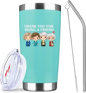 20oz Thank You For Being A Friend Insulated Stainless Steel Mug with Lid