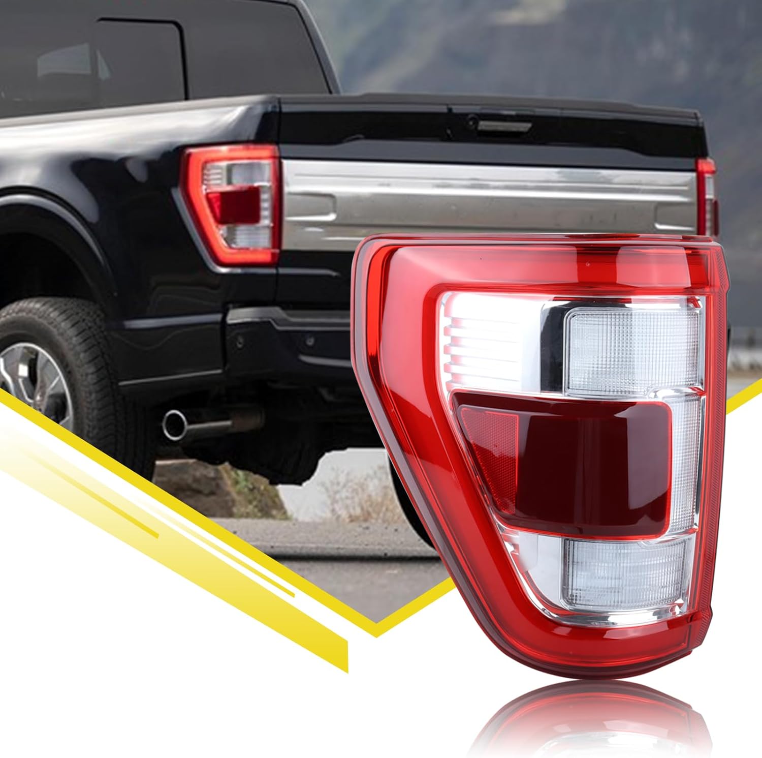 SAOKNCE LED Tail Light Assembly Rear Lamps with Blind Spot