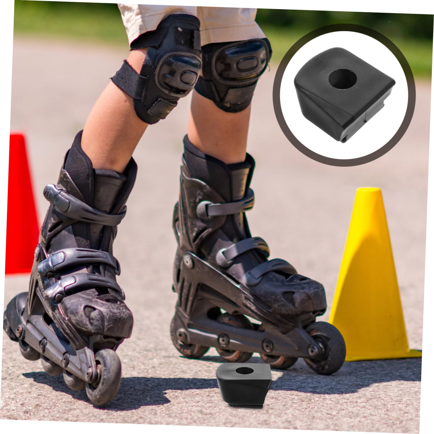 Pattini in, Freni Resistenti all'Usura, per Bambini e Adulti, Accessori per Pattini a rotelle con plastica poliuretanica