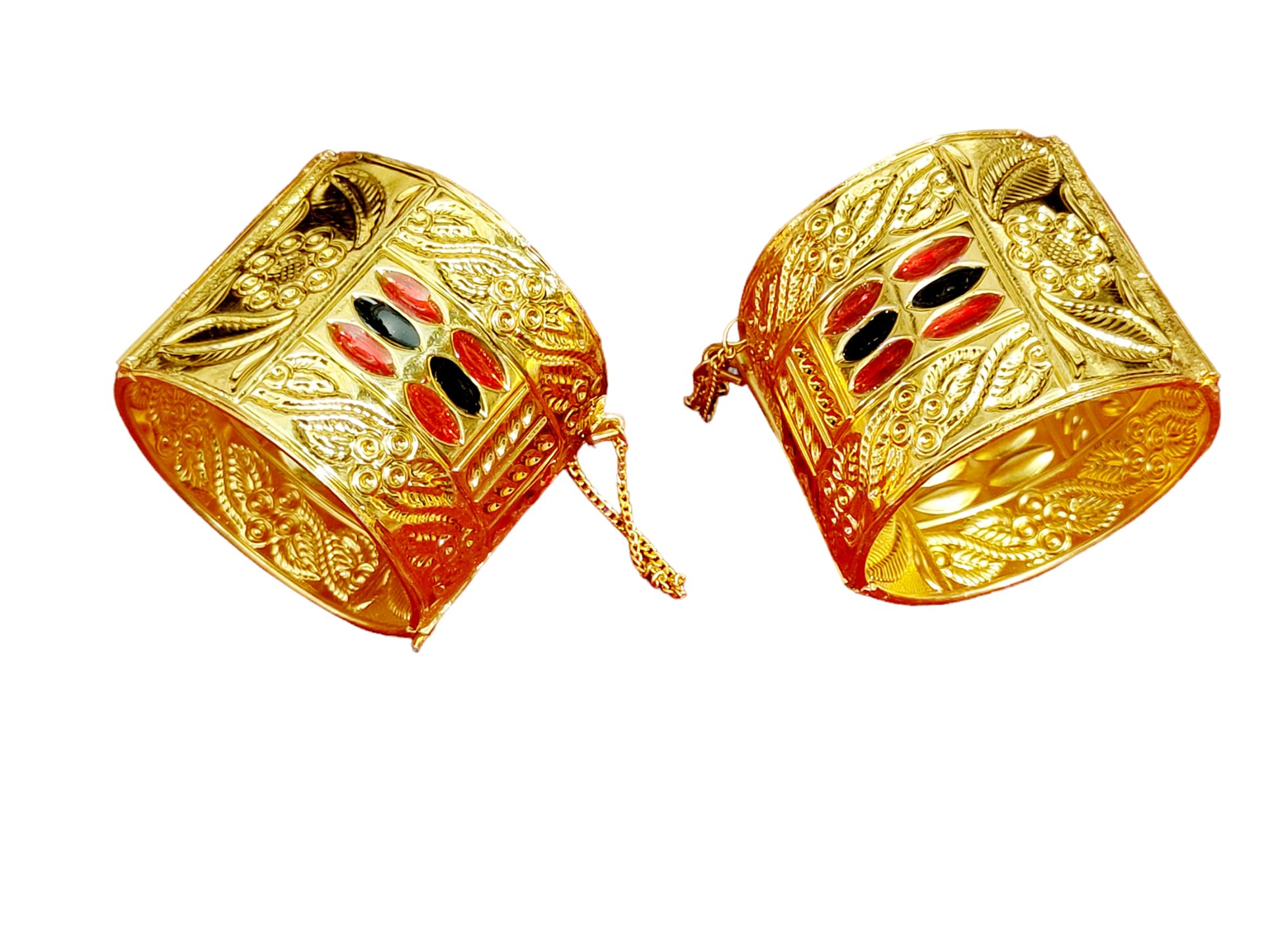 BALAJI GOLD Assamese Traditional Muthi Kharu/Bangle Set 2502 (2.4) (B0D49WK97M) Amazon Price History, Amazon Price Tracker