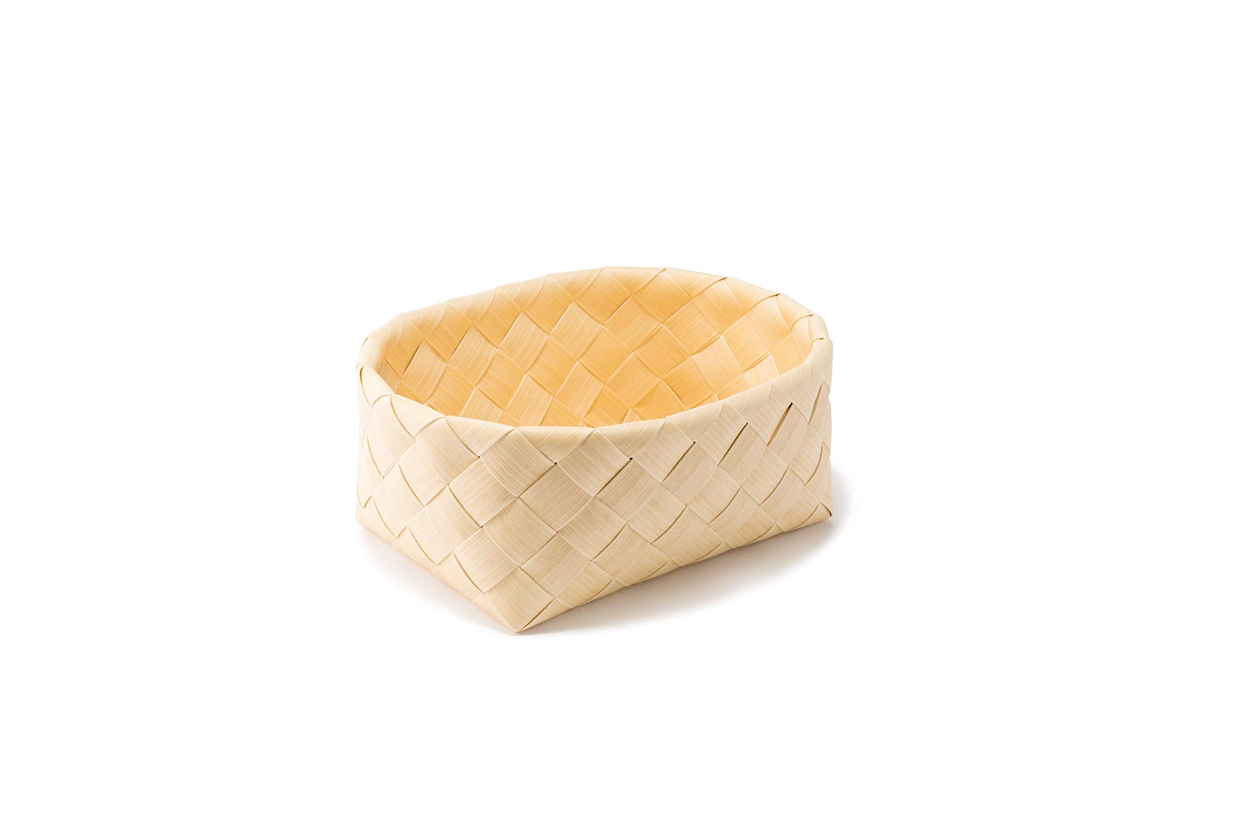 Amazon.co.jp: Stacksto Storage Basket Natural Oval M Timb. : Home