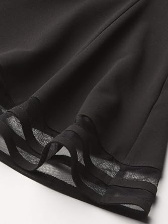 Calvin Klein Girls' Sleeveless Party Dress, Fit and Flare Silhouette, Round Neckline & Back Zip Closure
