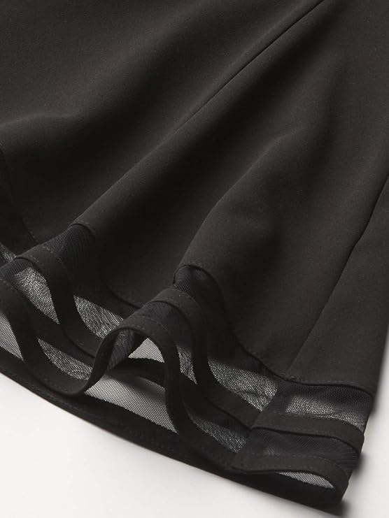 Calvin Klein Girls' Sleeveless Party Dress, Fit and Flare Silhouette, Round Neckline & Back Zip Closure