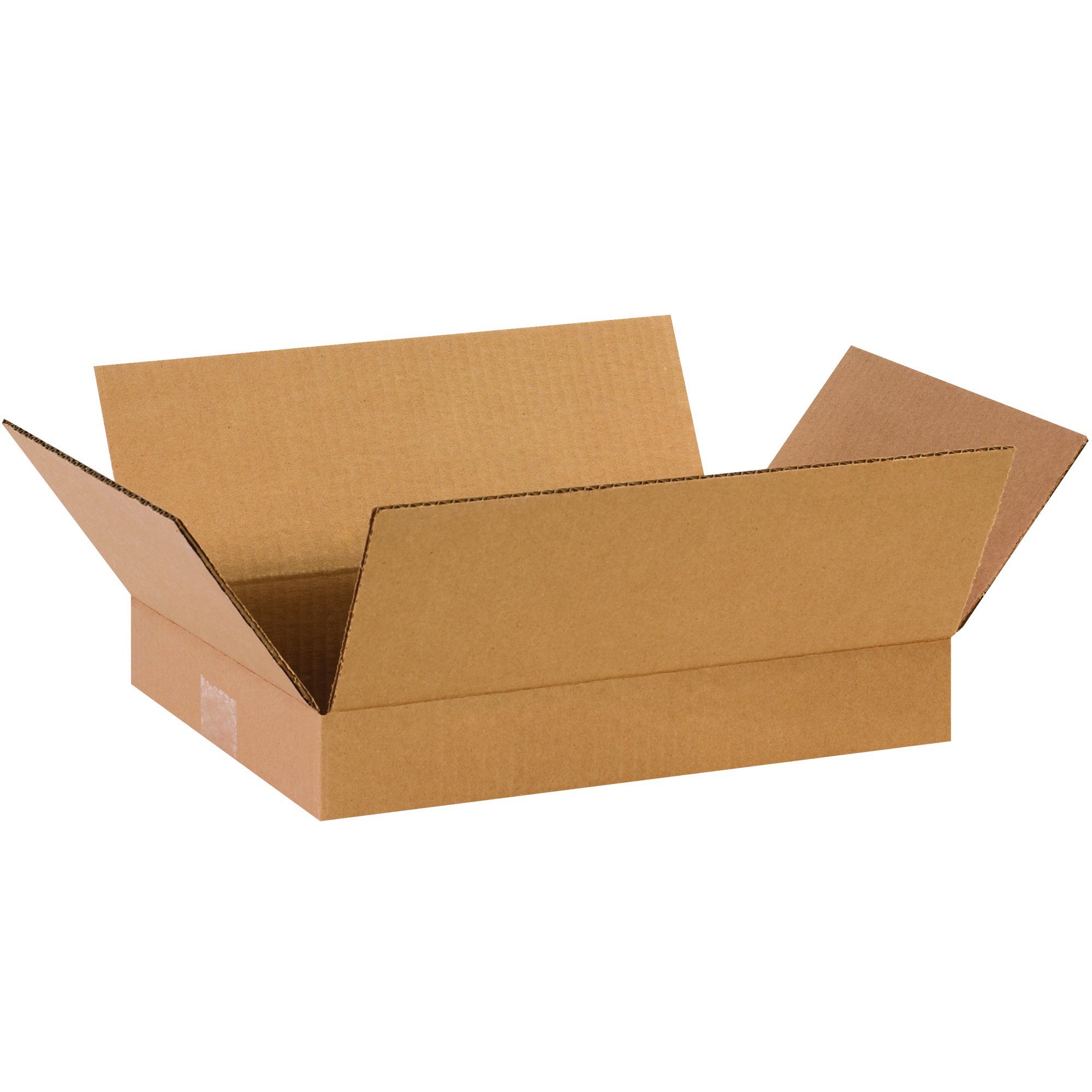 BOX USA 14 x 10 x 2 Corrugated Cardboard Boxes, Flat 14'L x 10'W x 2'H, Pack of 25 | Shipping, Packaging, Moving, Storage Box for Home or Business,
