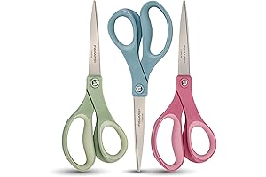 Fiskars SoftGrip Titanium Scissors: The epitome of precision and effortless cutting