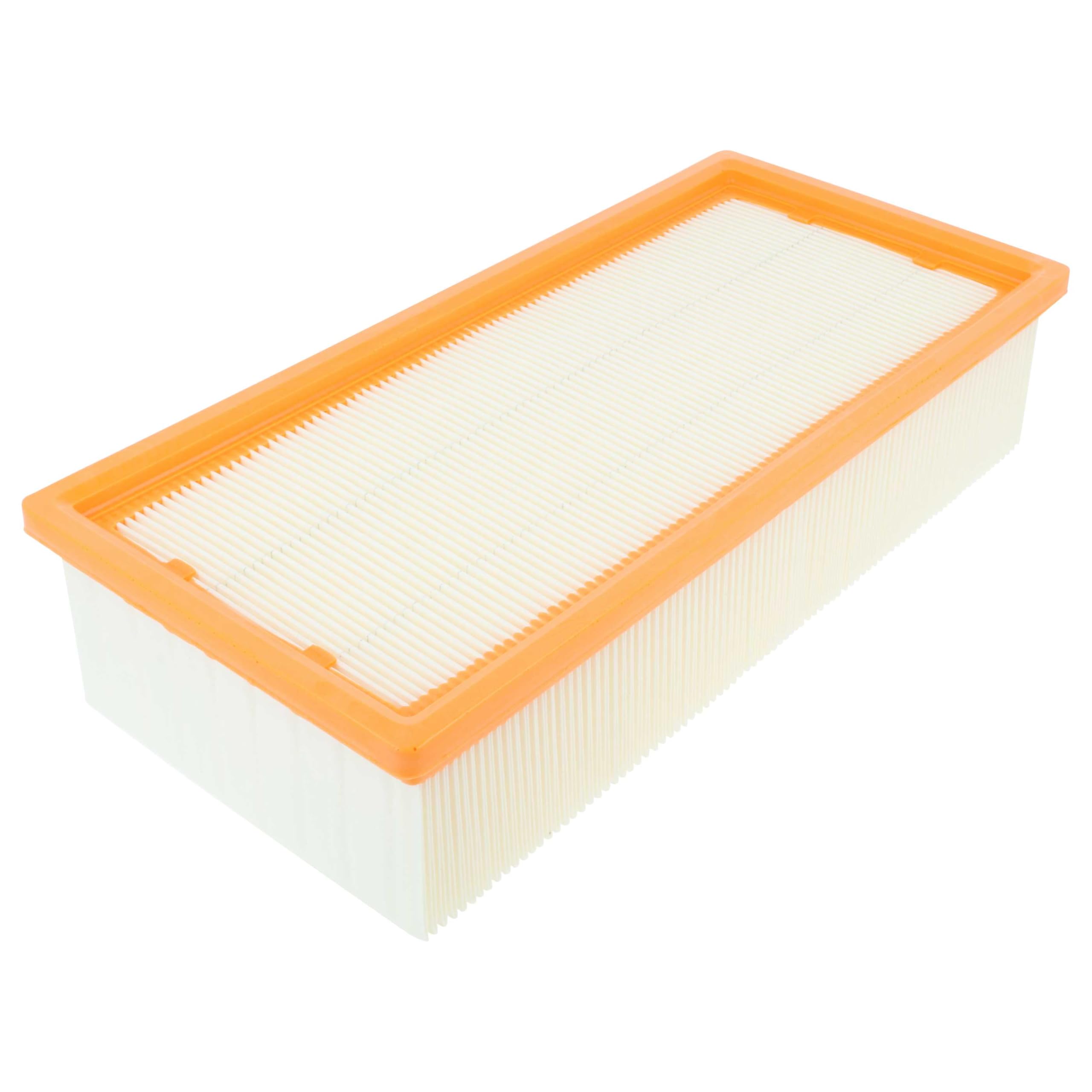 vhbw 5x filtro a pieghe piatte sostituisce Kärcher 6.904-284.0 per aspirapolvere umido/secco, industriale - Elemento filtrante