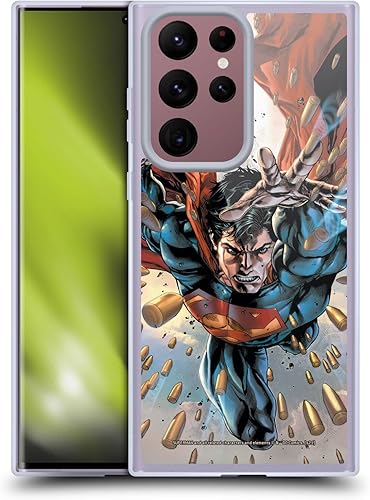 Head Case Designs Funda de gel suave con licencia oficial de Superman DC Comics Adventures of Superman #3 Comic Book Art compatible con Samsung