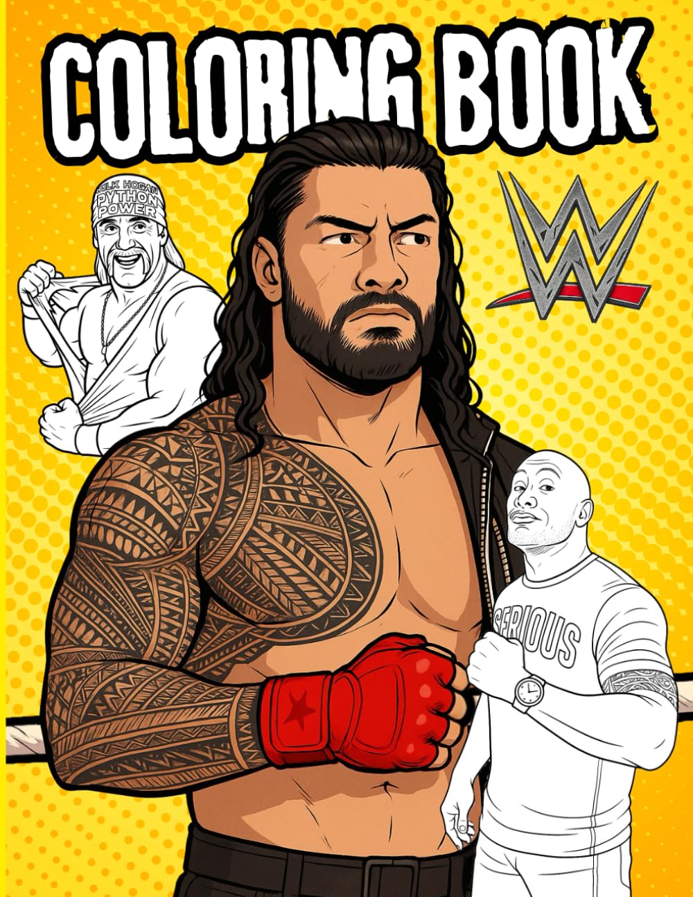 Super Wrestling Heroes - Coloring Book for Kids and Fans: An Epic Coloring Adventure with Powerful Wrestling Champions