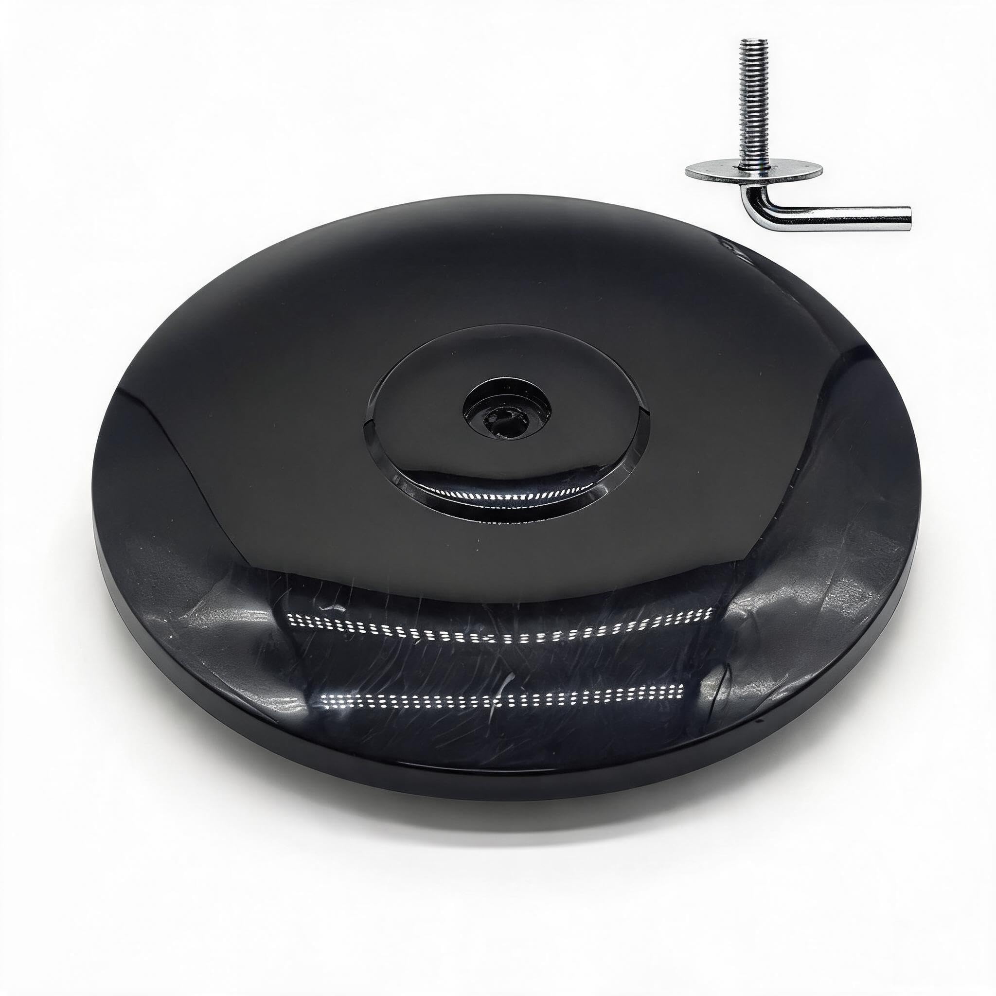 Piezas de repuesto de base de ventilador de plástico diseñadas para su uso con marcas comunes de ventilador de pedestal integridad a lo largo del tiempo (negro)