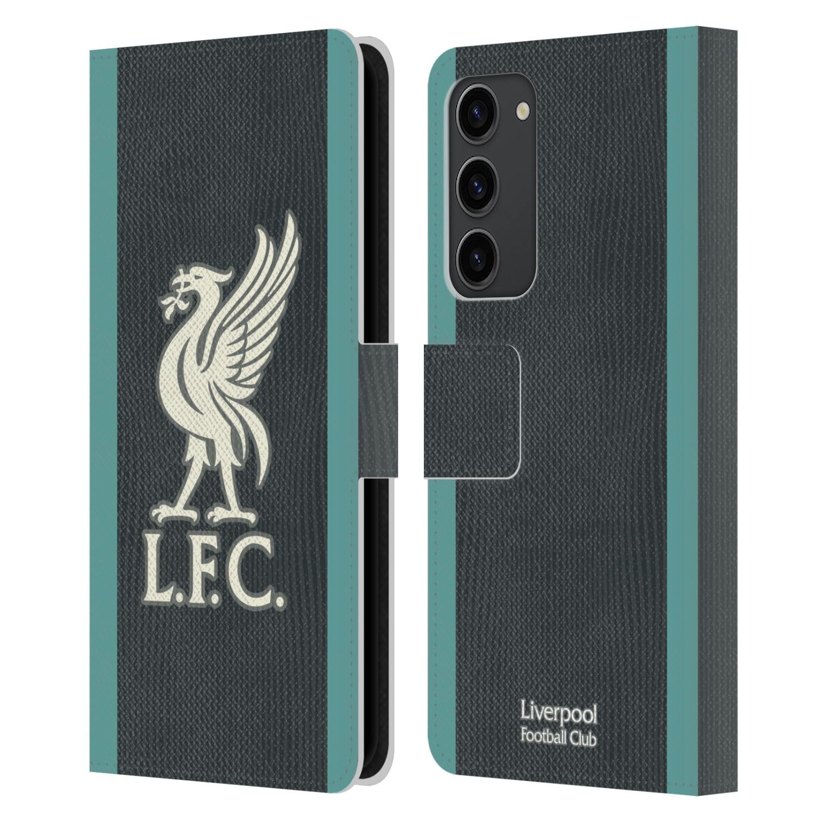 Head Case Designs Officially Licensed Liverpool Football Club Away Kit 2024/25 Leather Wallet Case Compatible With Samsung Galaxy S23+ 5G — image 1