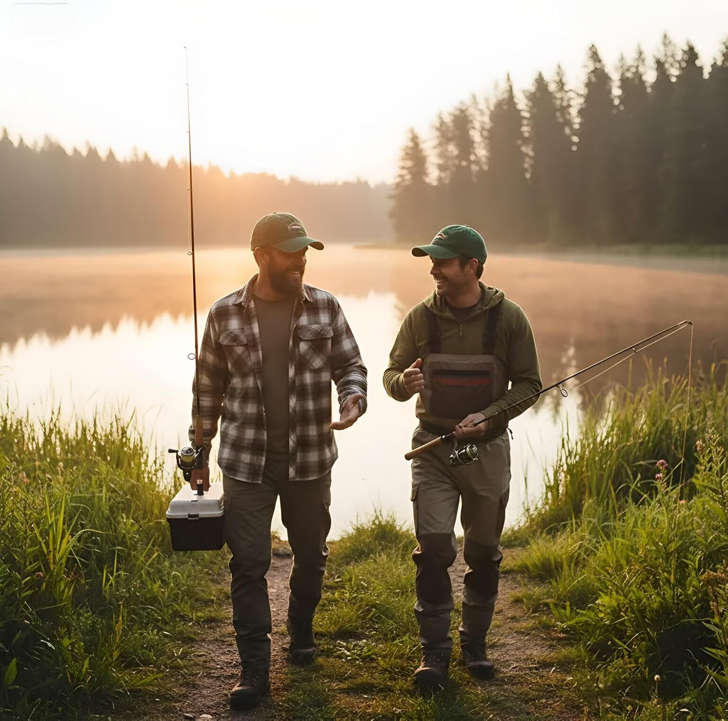 Green Dad Hat Men Women Embroidered Baseball Cap Low Profile Father's Day Snapback Hat Vintage Adjustable Washed Unisex - Image 2
