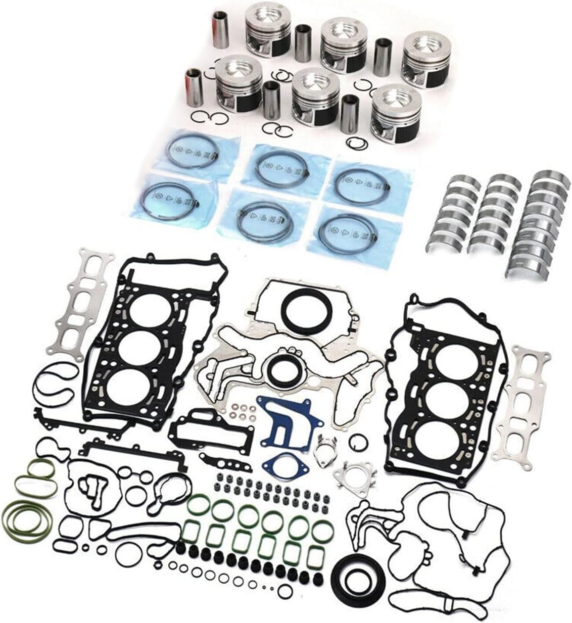 COPACHI Engine Overhaul Rebuild Kit Pistons Bearings Gasket Seals Kit
