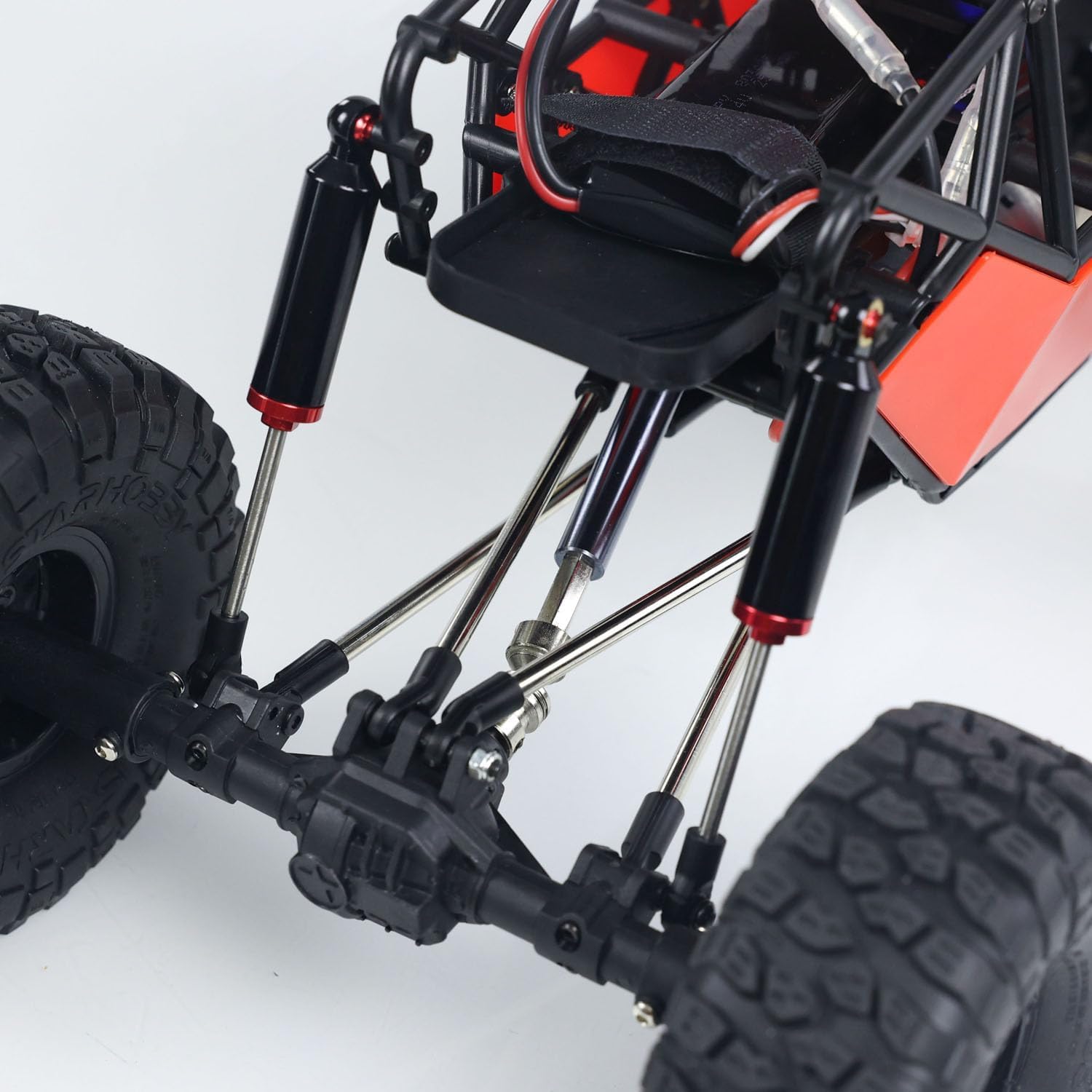 TOUCAN RC HOBBY US in Stock Remote Control 1/10 Pipe Rack Rock Crawler 2.4G 4 * 4 RTR Electric Radio Off-Road Truck Red for Ages 14+