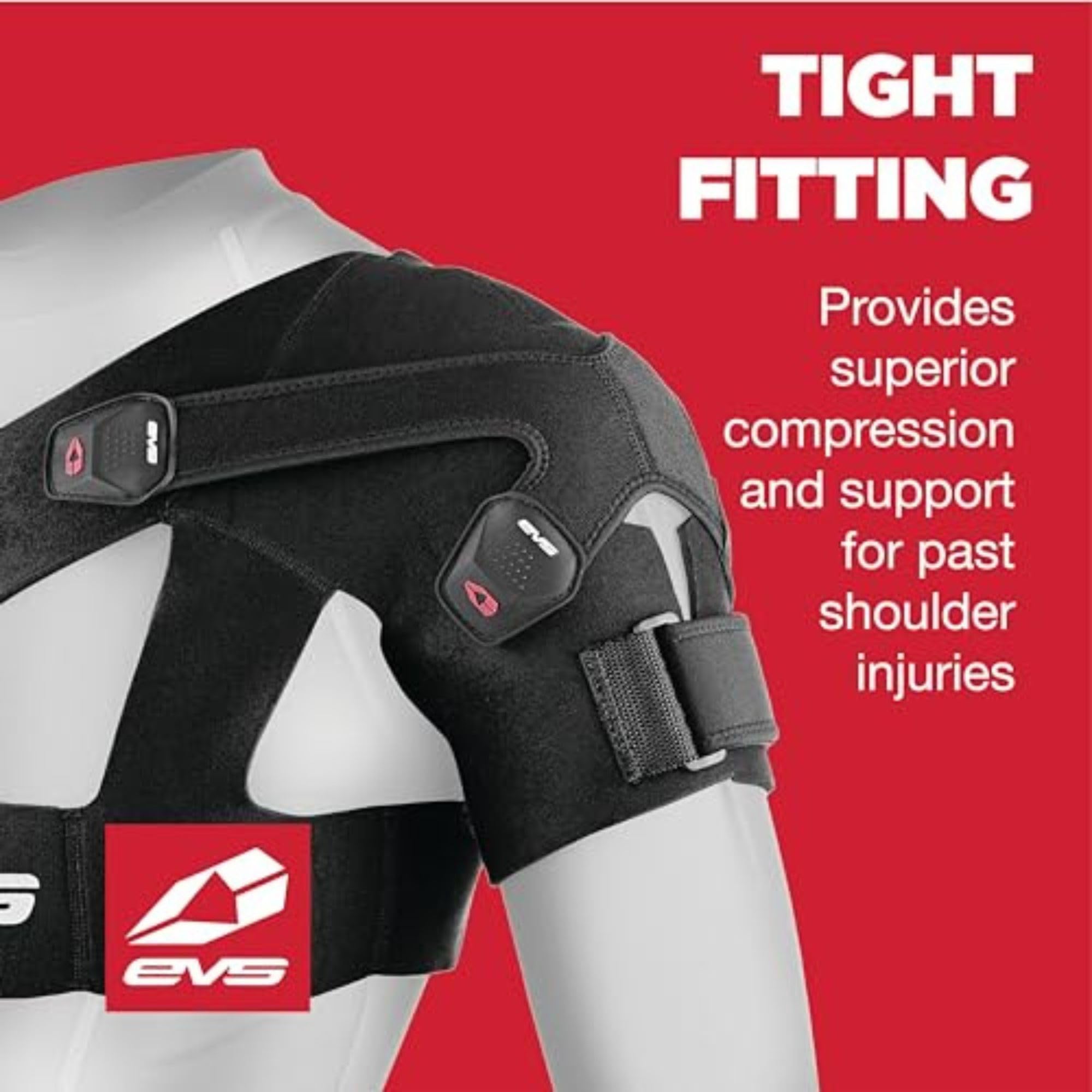 EVS SB03BK-XL Stabilisateur D'épaule, Noir, XL