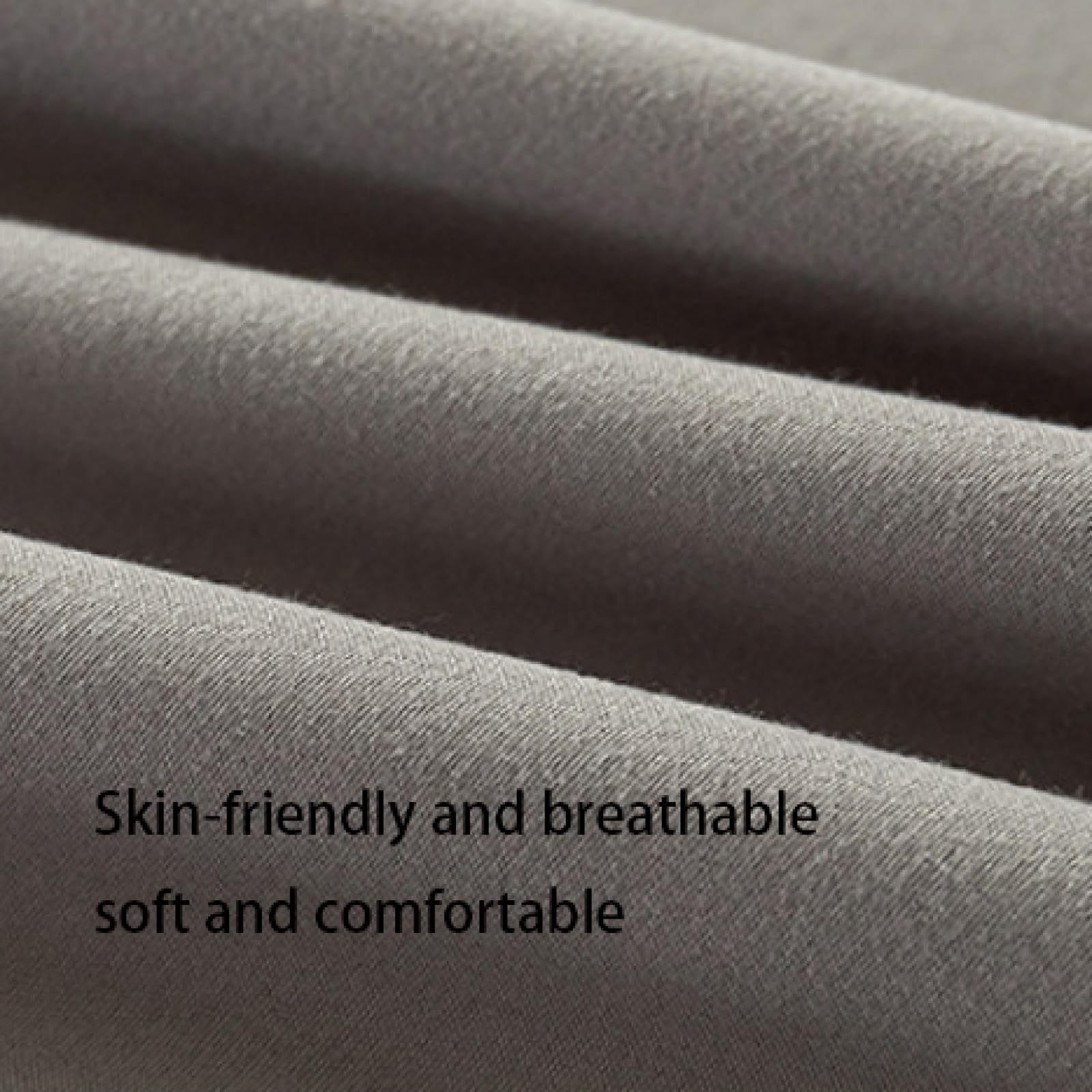 Disponible Varios Tamaños,Protector de colchón a Prueba de Agua de algodón Lavado Cepillado de Color sólido Homestay Hotel Colchón de Bolsillo Profundo, Gris, 180 * 200 cm (3 Piezas)