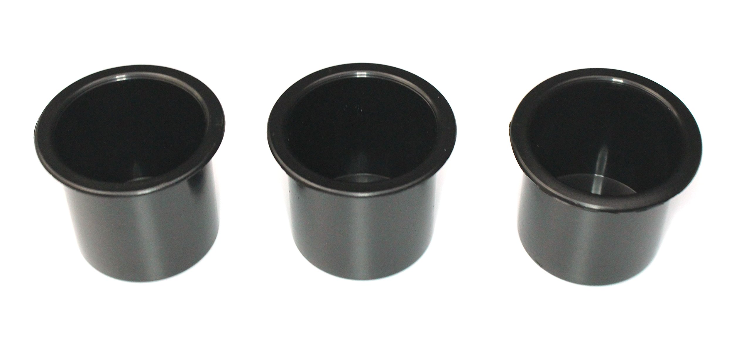 Plastic 2 7/8 Black Drop in Cup Holder Plastic Multipack Wholesale Bulk Listing Poker (3)