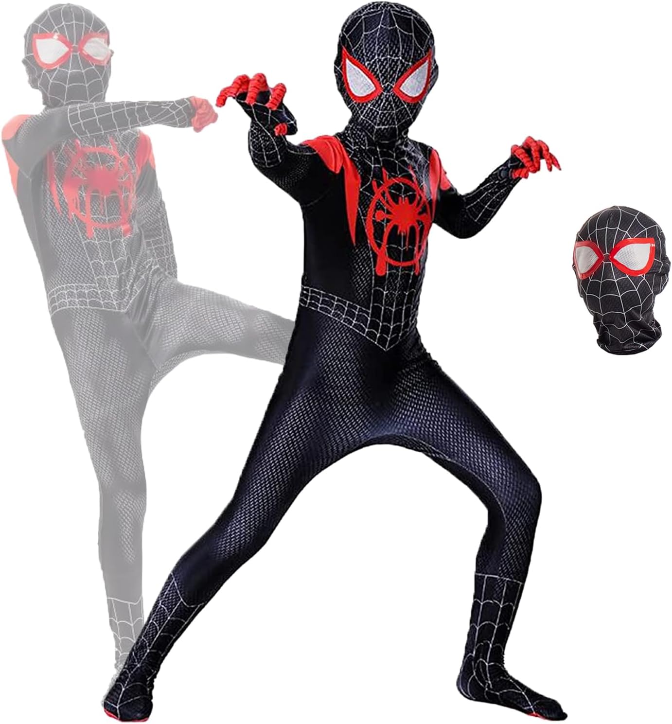 Kids Superhero Costumes Cosplay Super Hero Spandex 3D Style Bodysuit