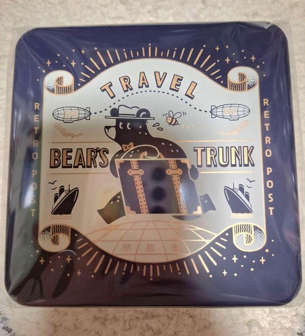 オビワン　文具女子博　旅熊缶　トラベルベアートランク オビワン 文具女子博 旅熊缶 トラベルベアートランク