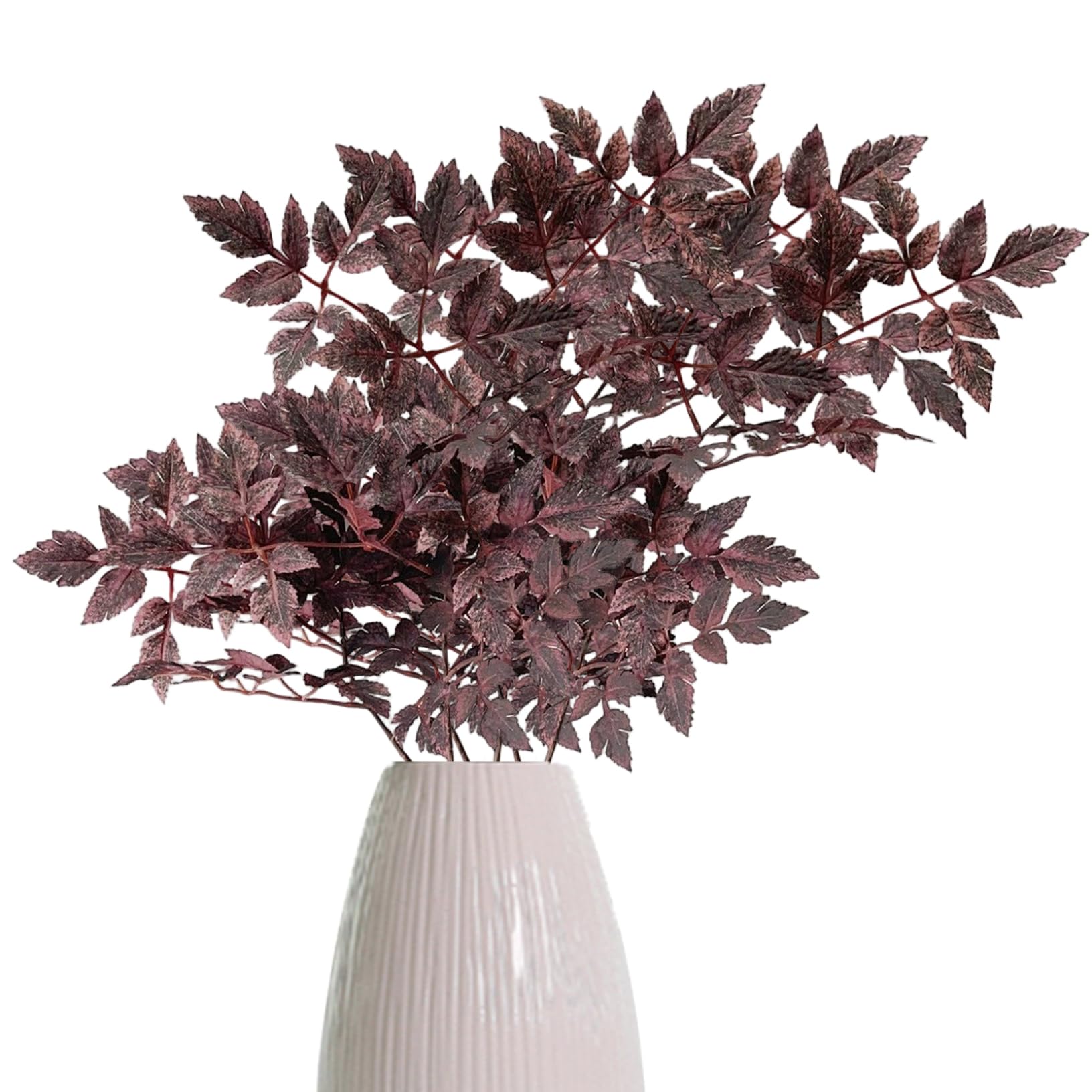 Hbbgdiy Cimicifuga Stems 3Pcs 33.5x19.7 Inch Realistic Faux Branches with 54 Leaves Artificial Fall Floral Stems for Halloween Wedding Vase Mantel Table Decoration Home Decor