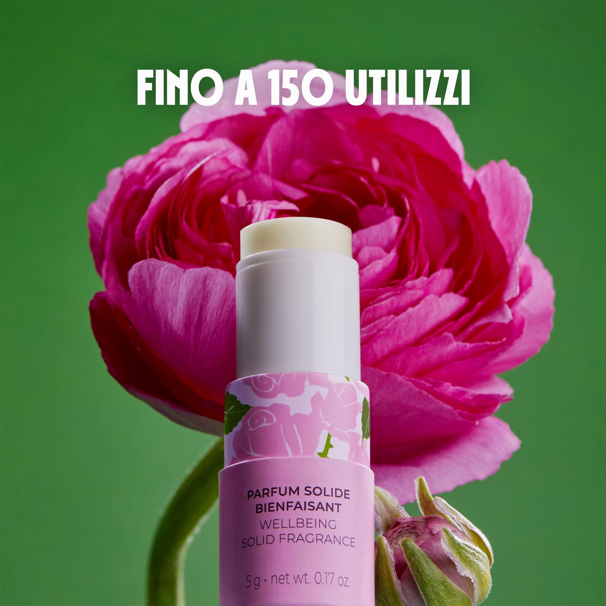 Roger & Gallet Profumo Solido Stick – Balsamo Profumato Senza Alcool per Donne, Profumo da Viaggio a Lunga Durata in Formato Tasca (Rosa | 5 g)