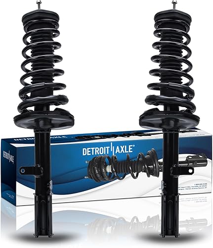 Miniatura 47 de Detroit Axle - Par de puntales traseros para Hyundai Accent 2000-2005, 2 puntales listos con montaje de resorte helicoidal 2001 2002 2003 2004