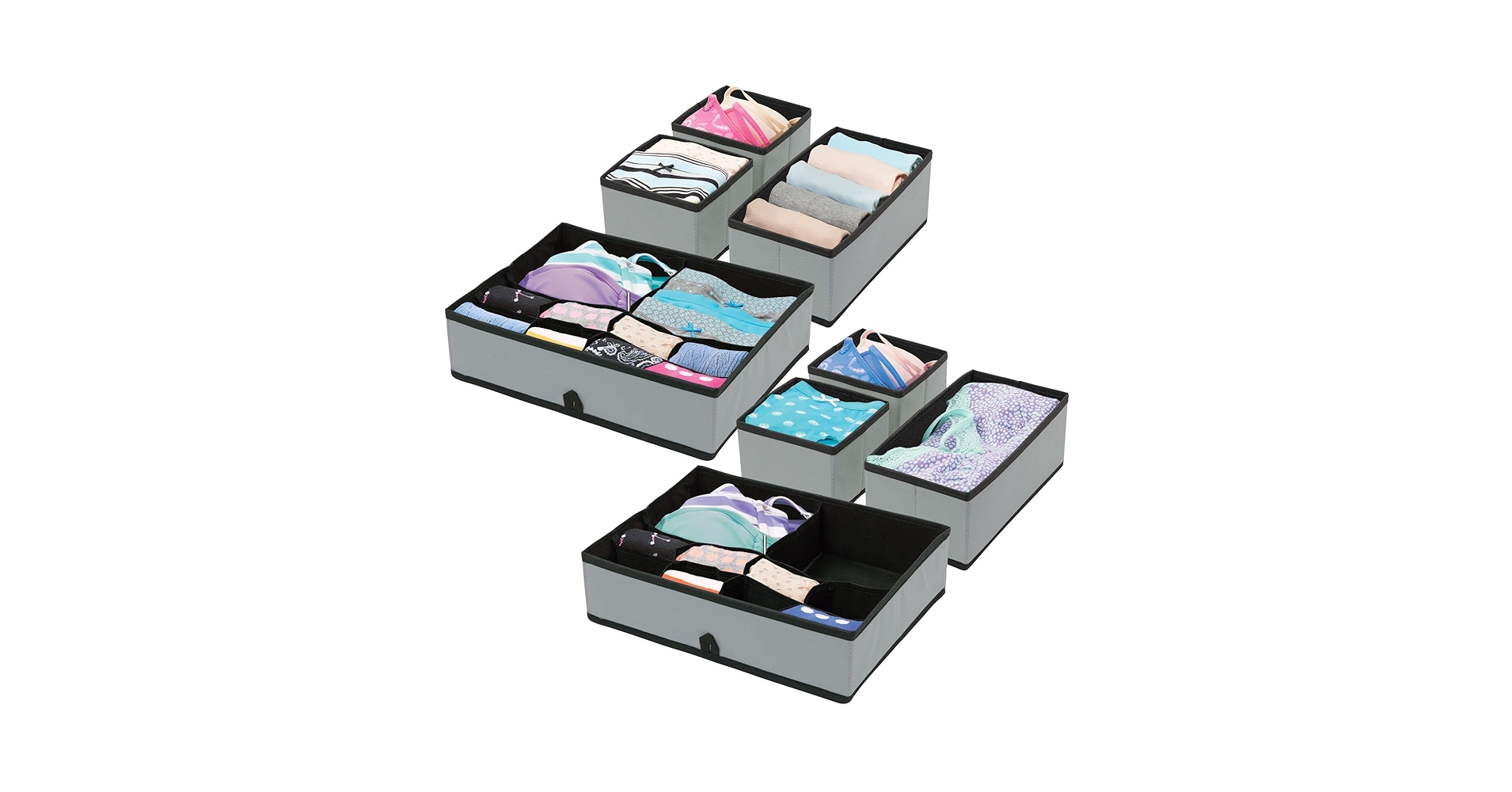 Amazon.com : mDesign Set of 2 Baby Storage Box — 4-Piece