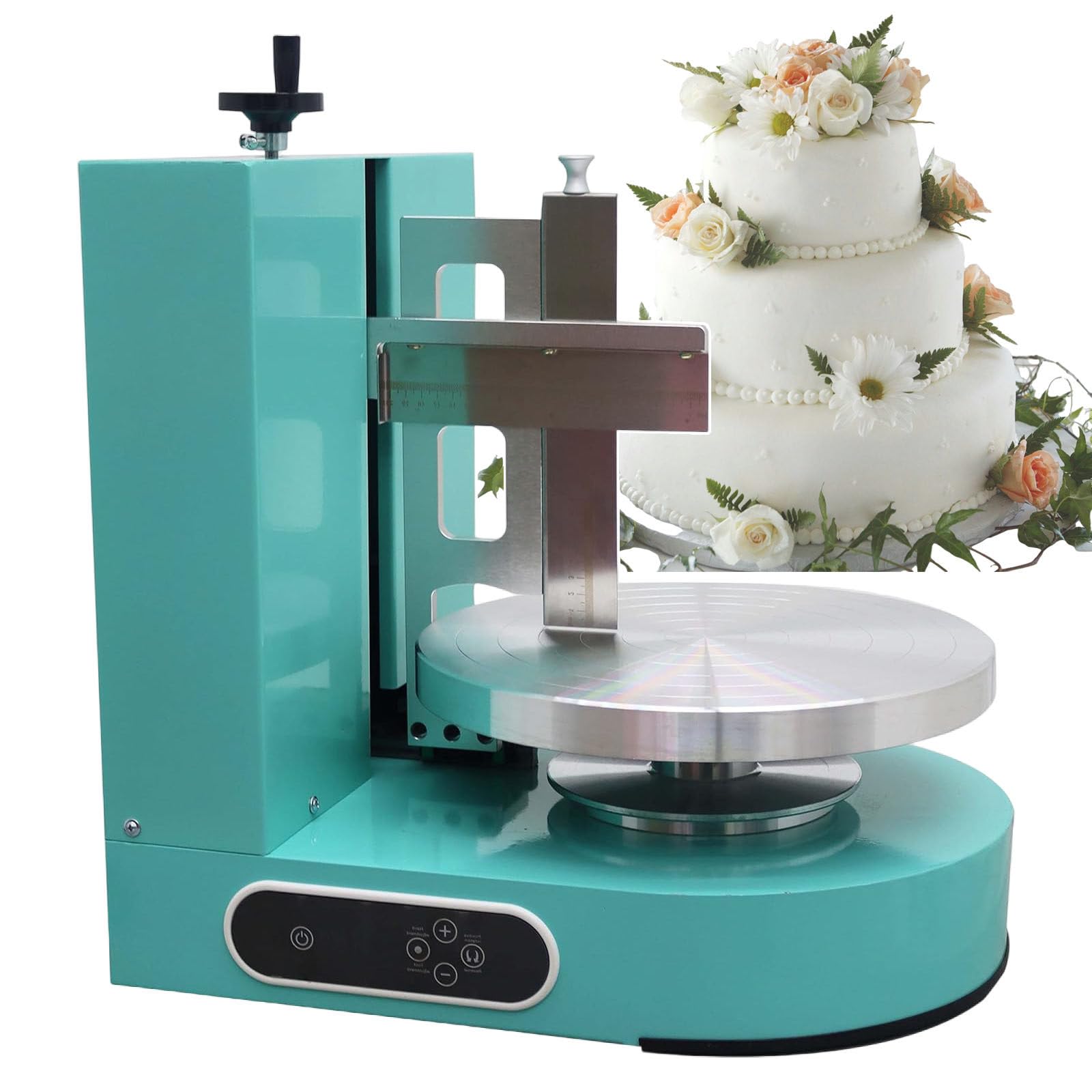 smafoseedding Herramientas para Hornear Pasteles De Cumpleaños,Máquina para Untar/Recubrir/Llenar Crema para Pasteles Redondos,para Pasteles De 4 A 12 Pulgadas,Adecuado para Pastelerías,Green