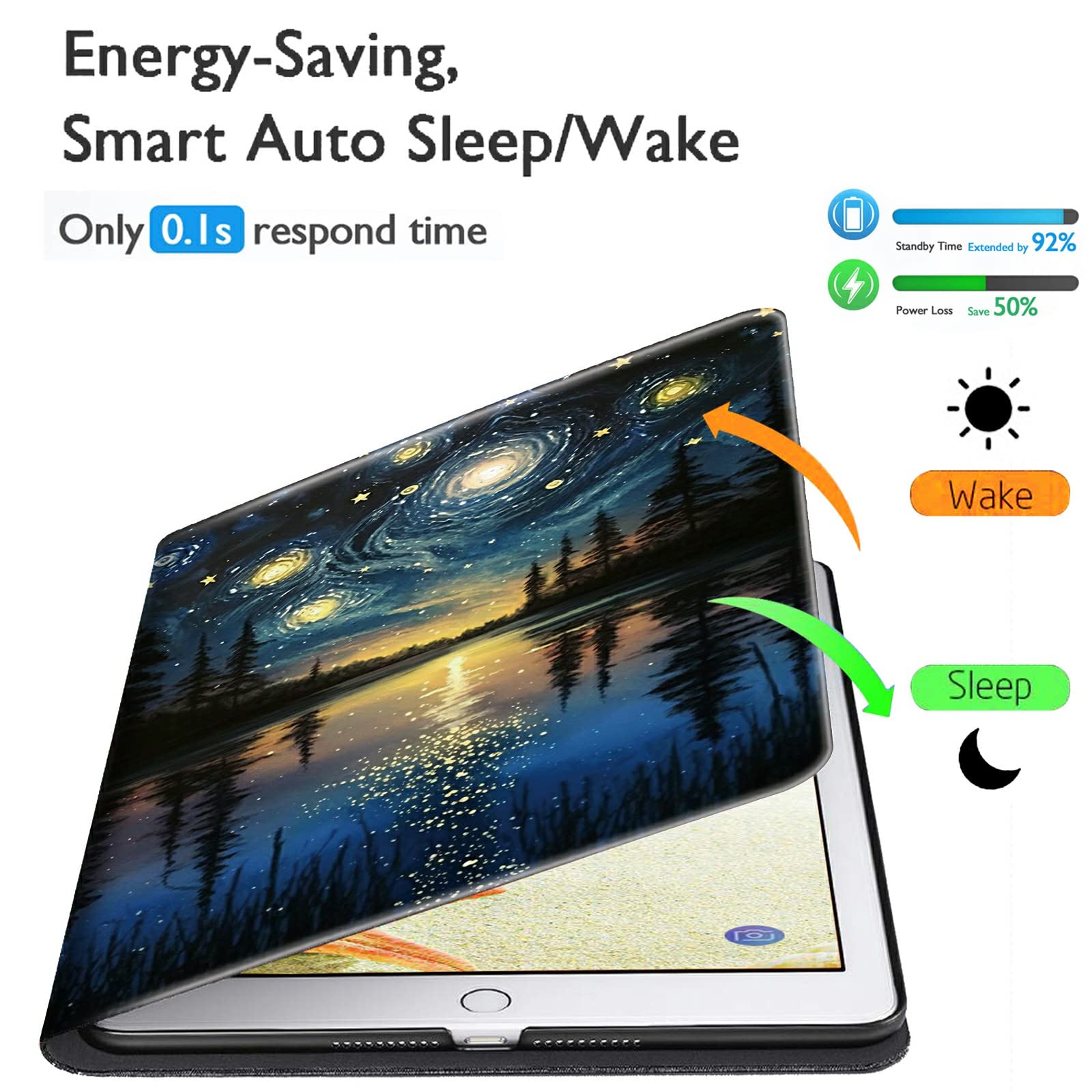 Custodia Per Tablet Amazon Fire HD 10 (13ª Gen, 2023) - Protettiva Con Supporto E Funzione Sleep/Wake - 3