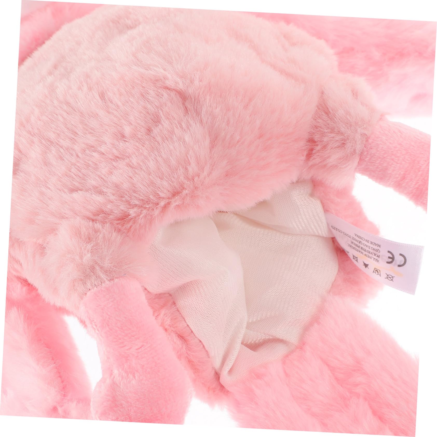 Hemobllo Burattino da Mano Facile da Pulire per Raccontare Storie Giocattolo Interattivo Fenicottero in Peluche Rosa Cotone Pp e Adatto a Giochi Educativi per Ragazzo Ragazza